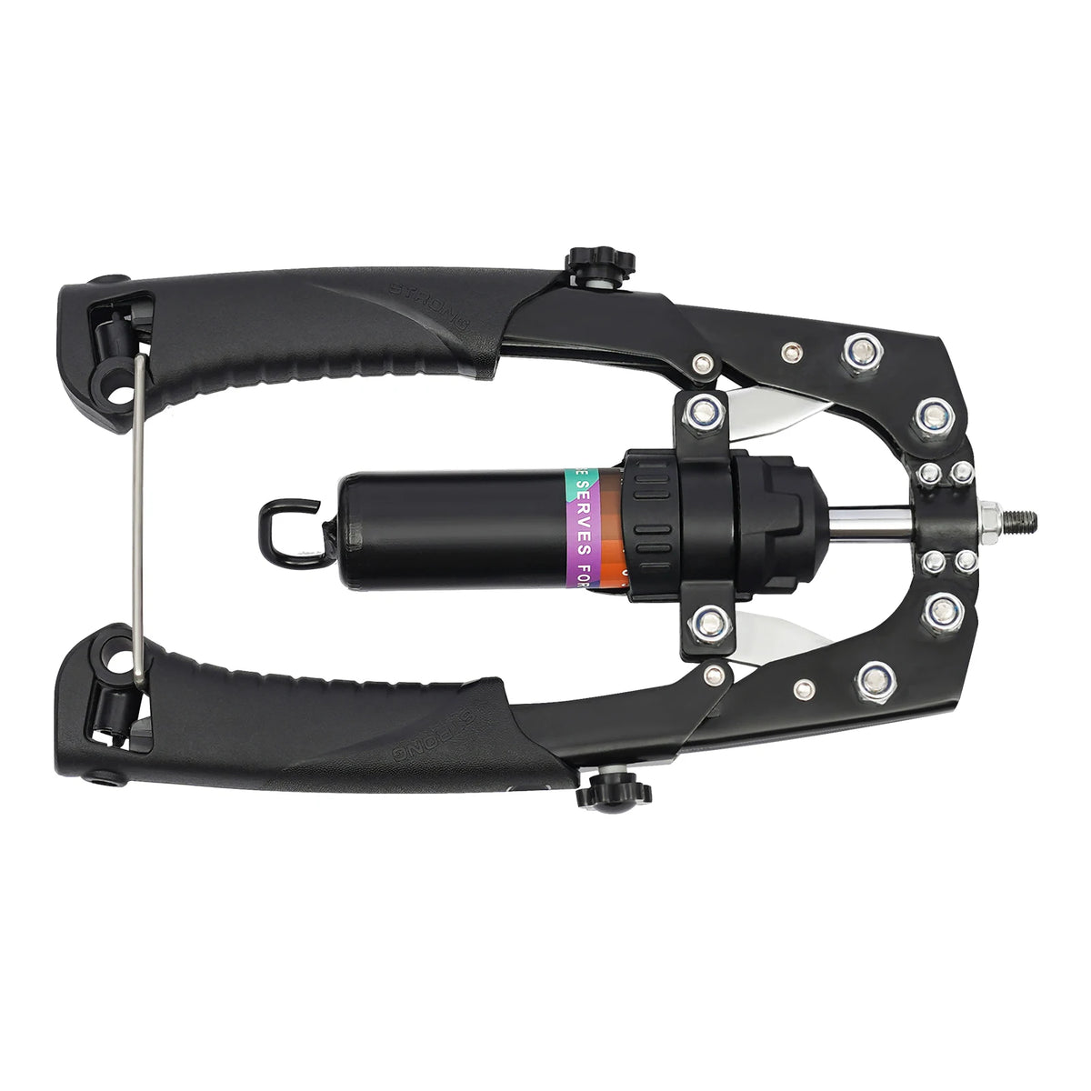 Hydraulic Power Twister Spin Button Manual Spin Button Resistance Trainer Forearm Workout Equipment with Adjustable 22–440 lbs