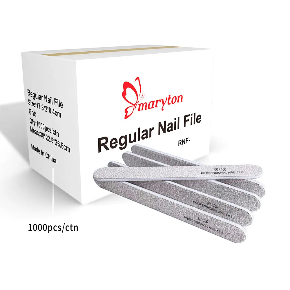 Maryton Nail Files and Emery Boards for Professional Manicure Care