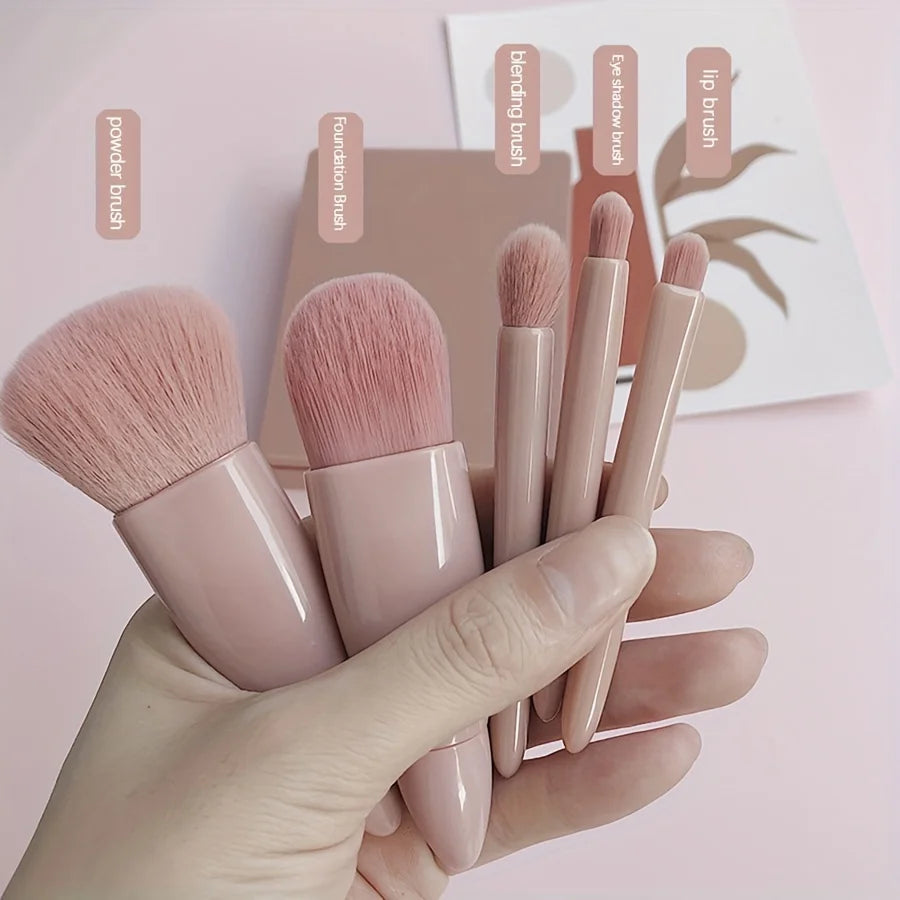 Soft Synthetic Makeup Brushes For Foundation Blush And Eyeshadow