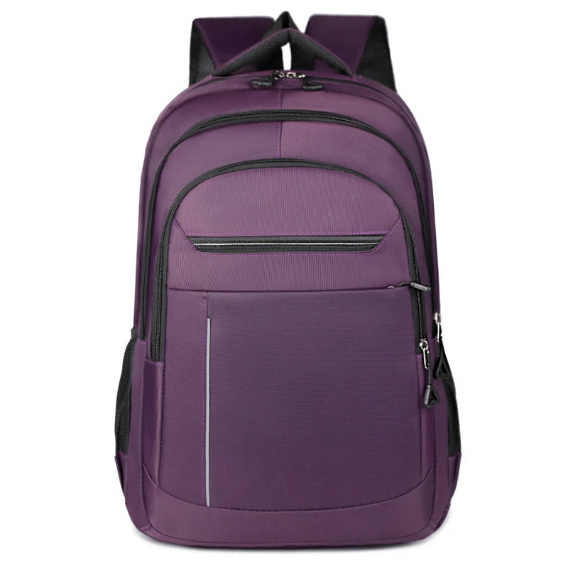 Backpack Large Capacity Multi-pocket Durable Oxford Fabric Adjustable Straps Business Travel Unisex Casual Minimalist