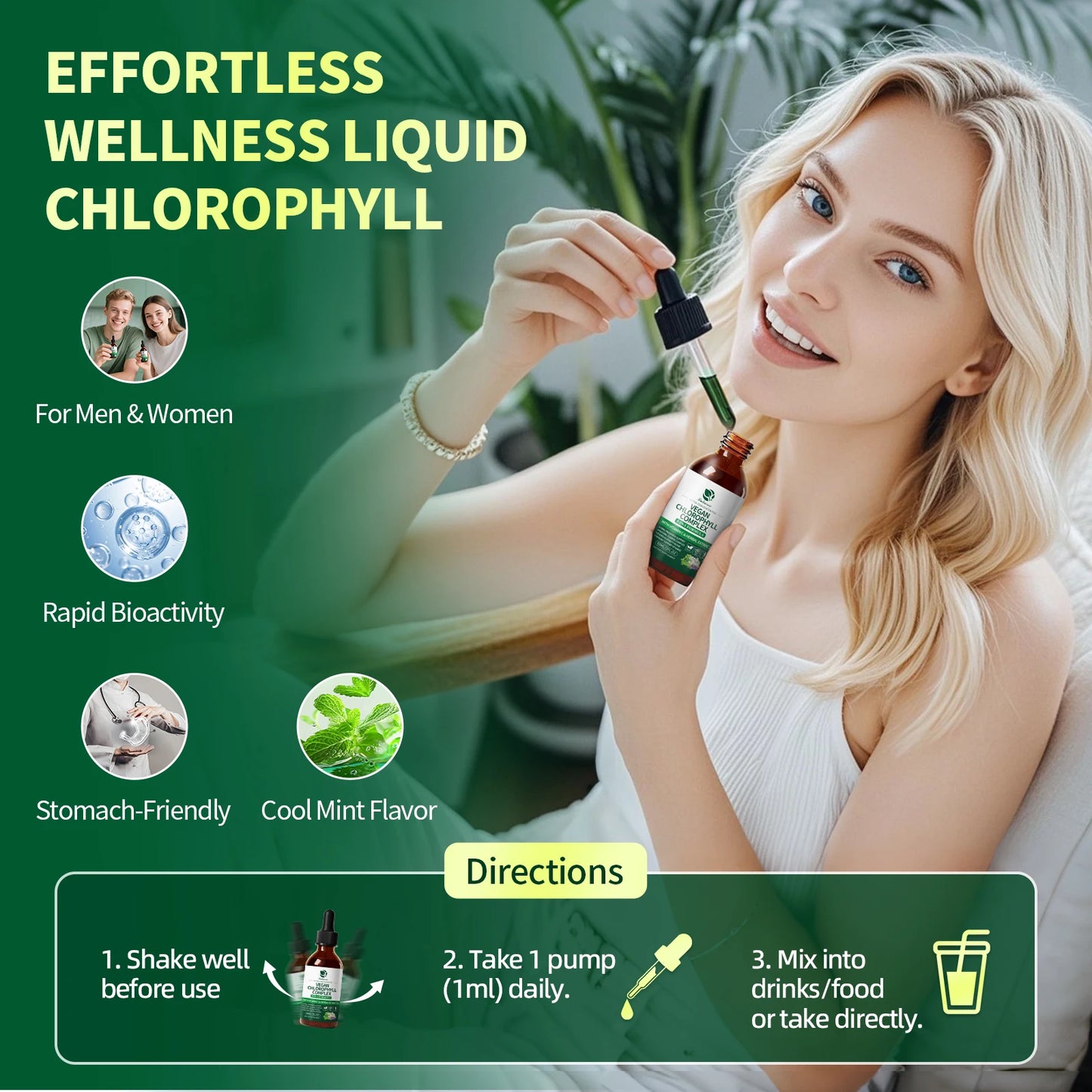Beworths Lukaree Chlorophyll Liquid Drops For Immune Support