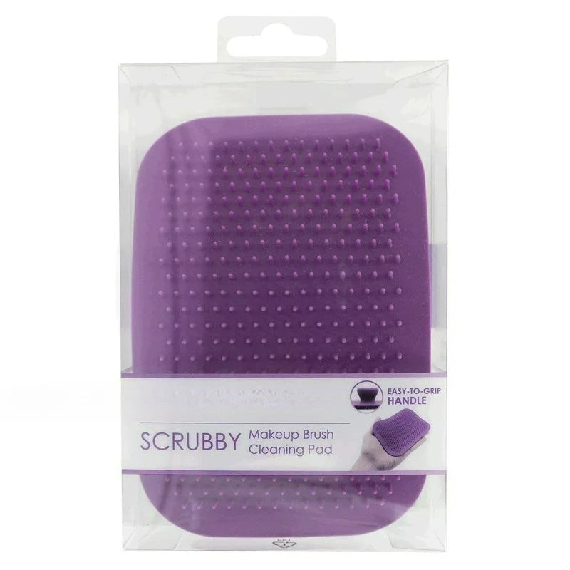 Makeup Brush Scrubby Silicone Cleaning Pad for Gentle Brush Care