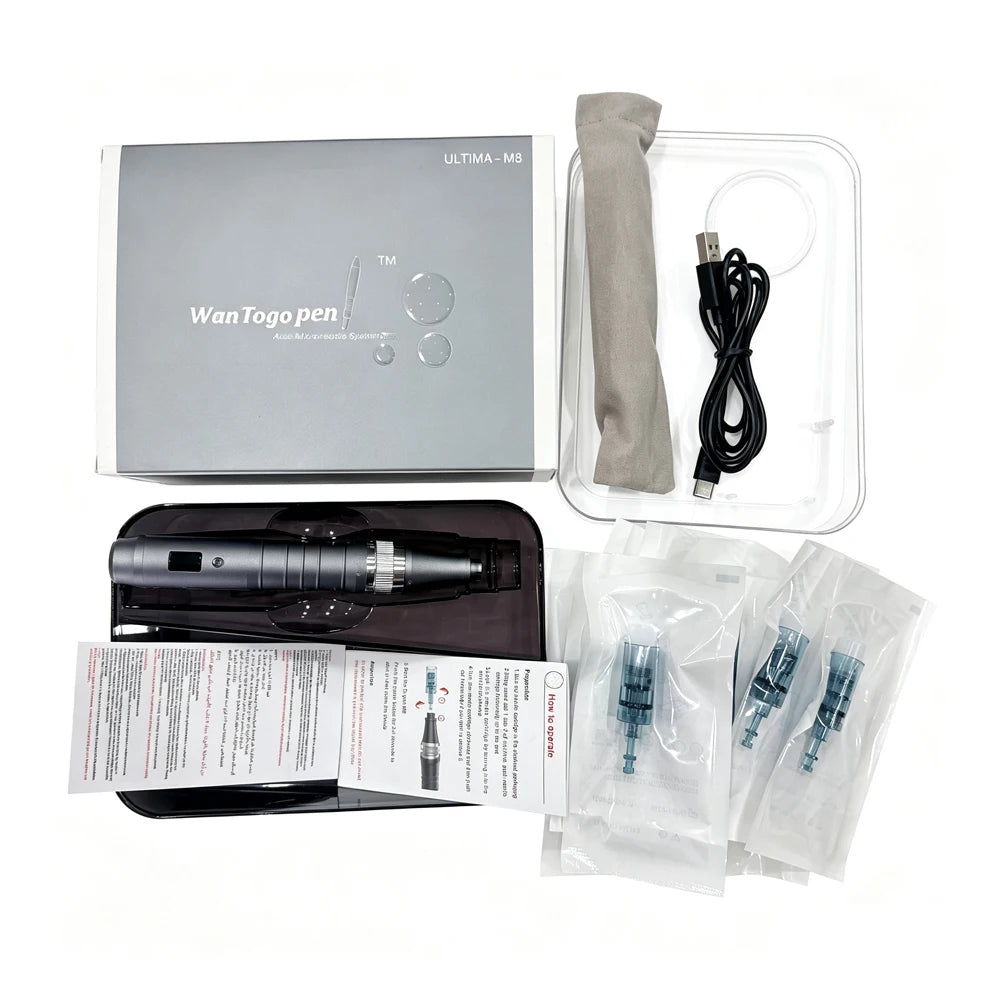WanTogo Derma Pen Microneedling Skin Care Kit for Facial Treatment