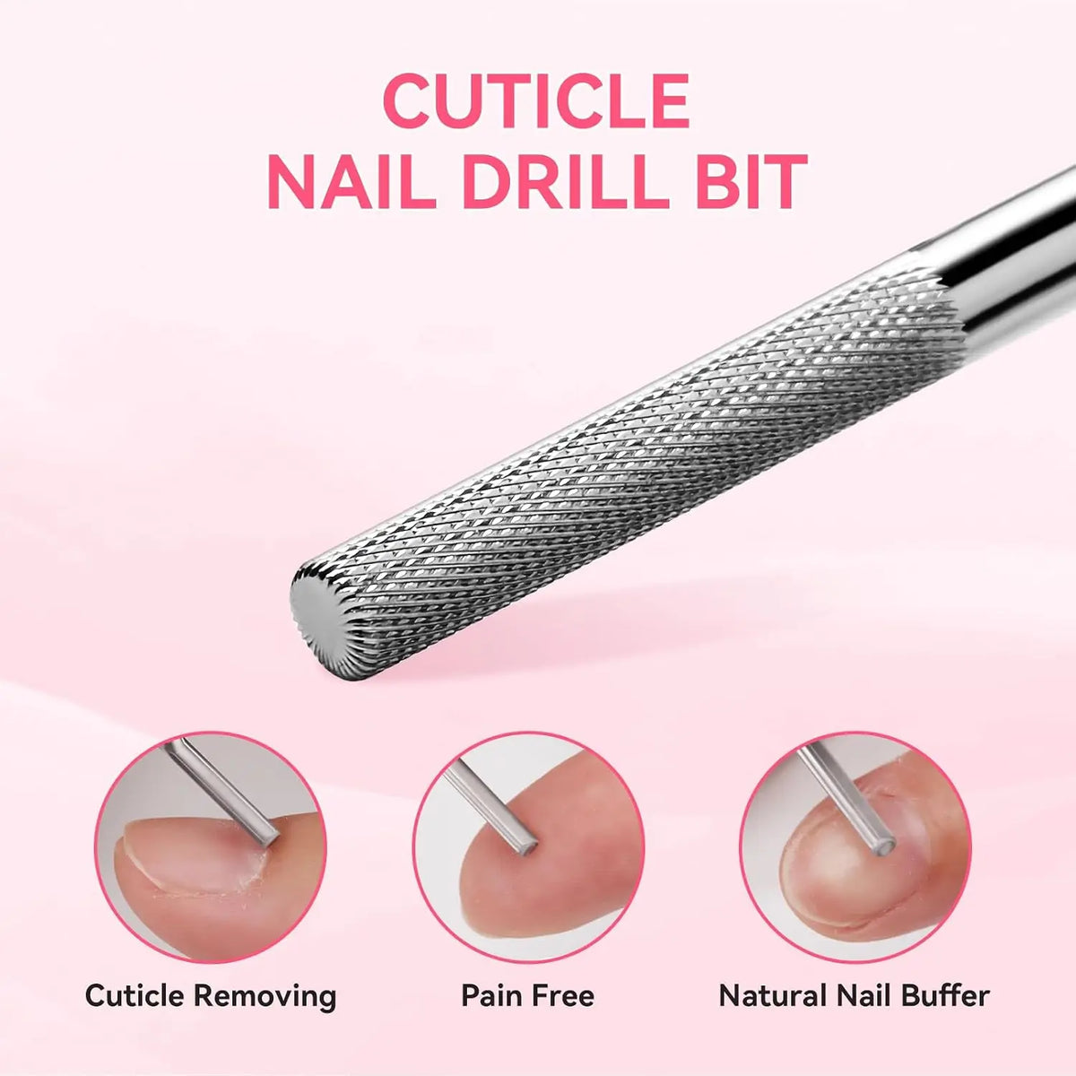 Makartt Tungsten Carbide Safety Nail Drill Bit for Cuticle Cleaning
