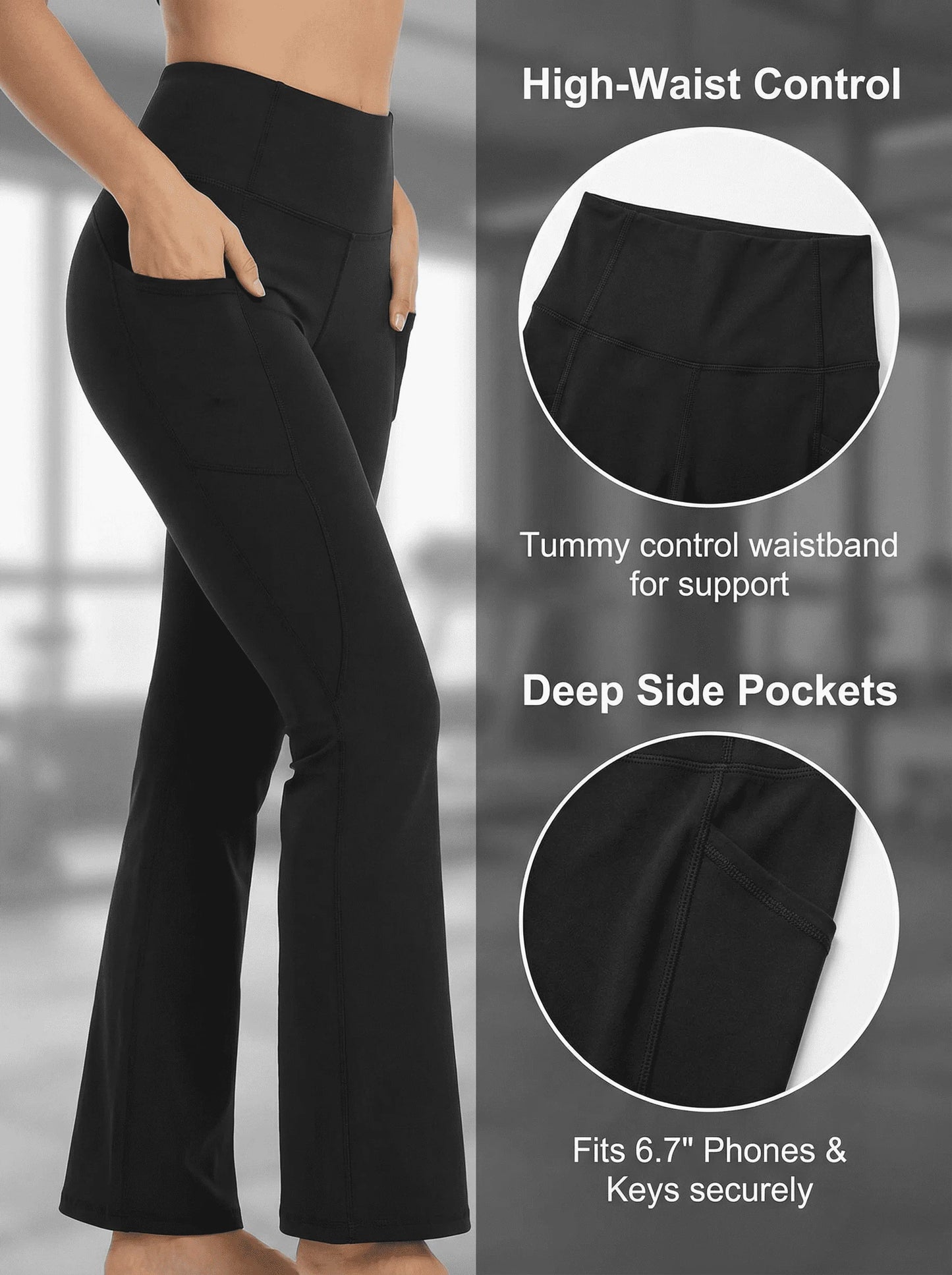 Women's Wide-leg Pants, Breathable And Comfortable, With Good Elasticity. Perfect For Casual Outings And Exercise
