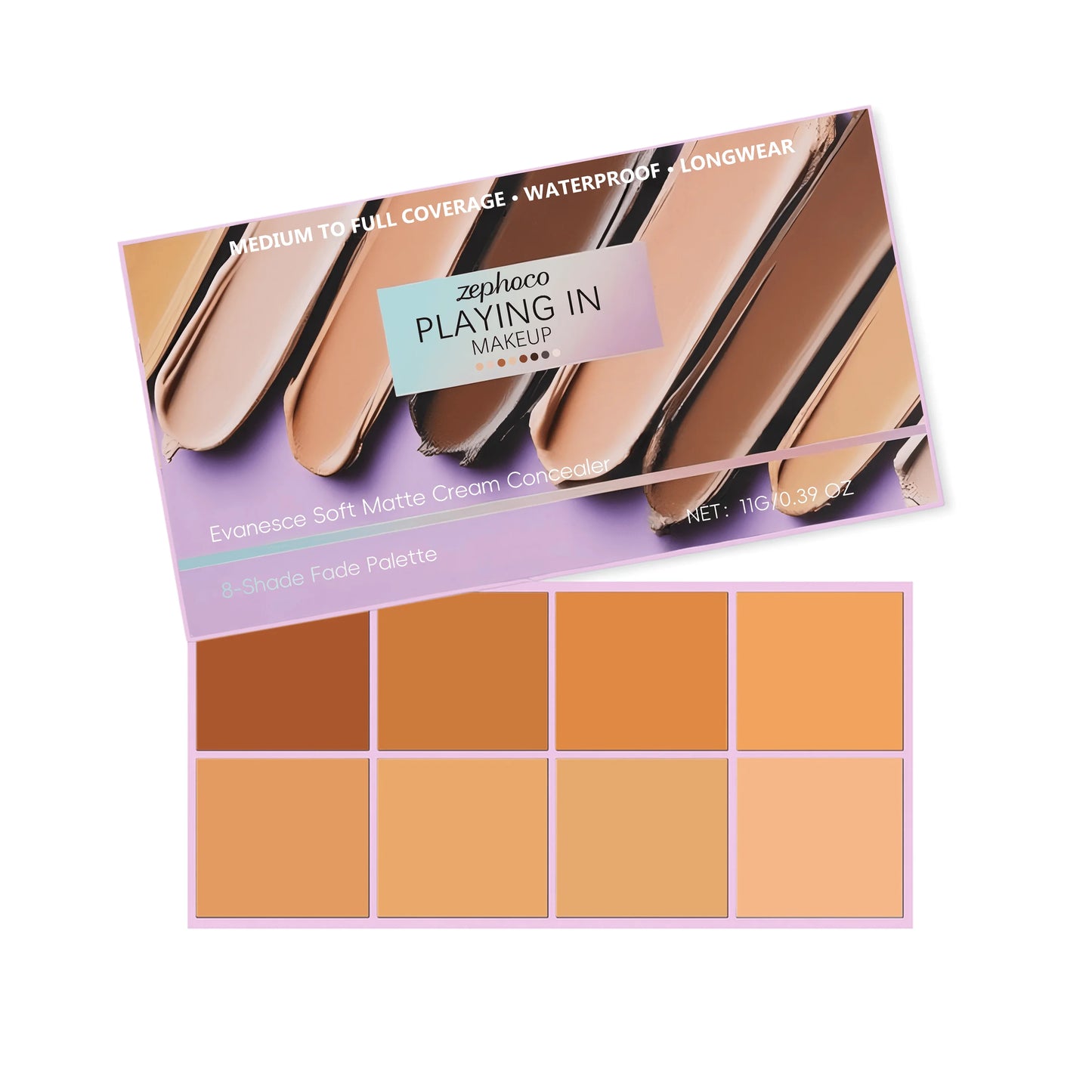 Zephoco Soft Matte Cream Concealer Long Lasting Waterproof Matte Reduces Dark Circles Improve Skin Redness Smooth Transparent Makeup
