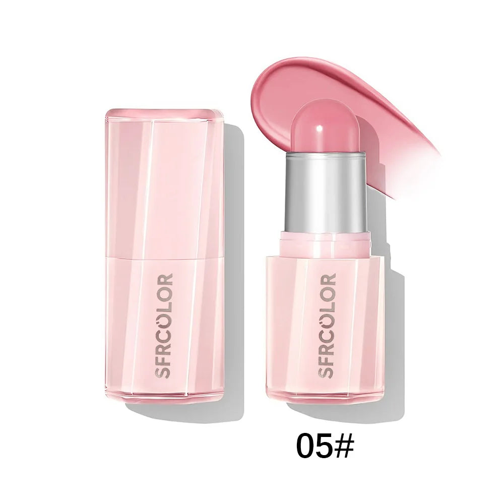 2 In 1 Blush Stick Lip Cheek Multi‑use Makeup Stick Cream Blush Waterproof Long Lasting Natural Blush Cream Stick Smooth Blush Contour Makeup Cosmetic for Daily Face Makeup