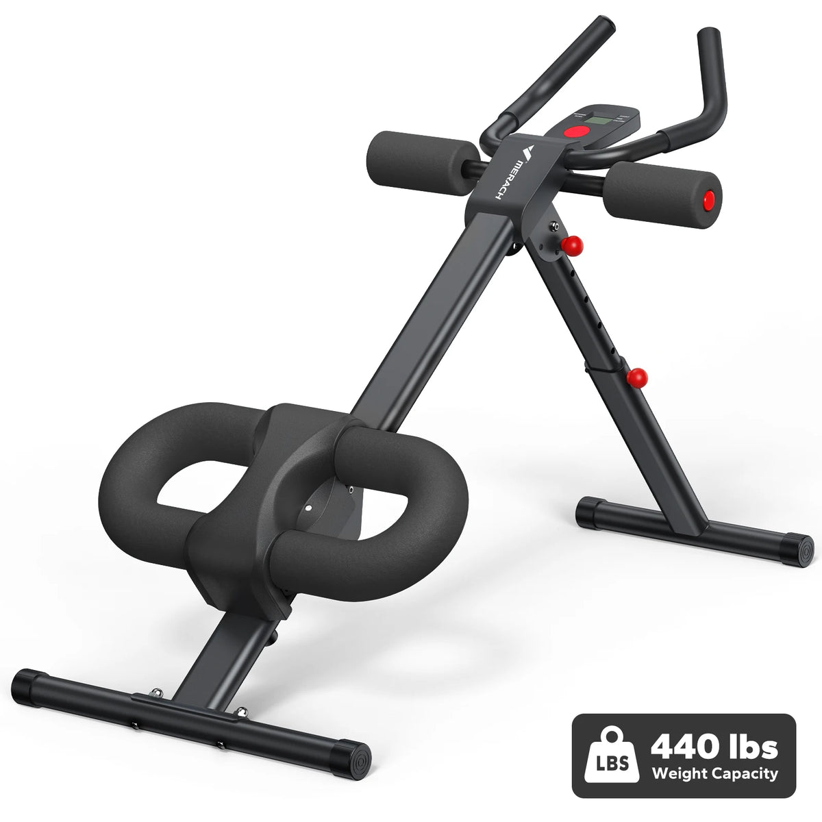MERACH Adjustable Abdominal Trainer Foldable Core Exercise Machine