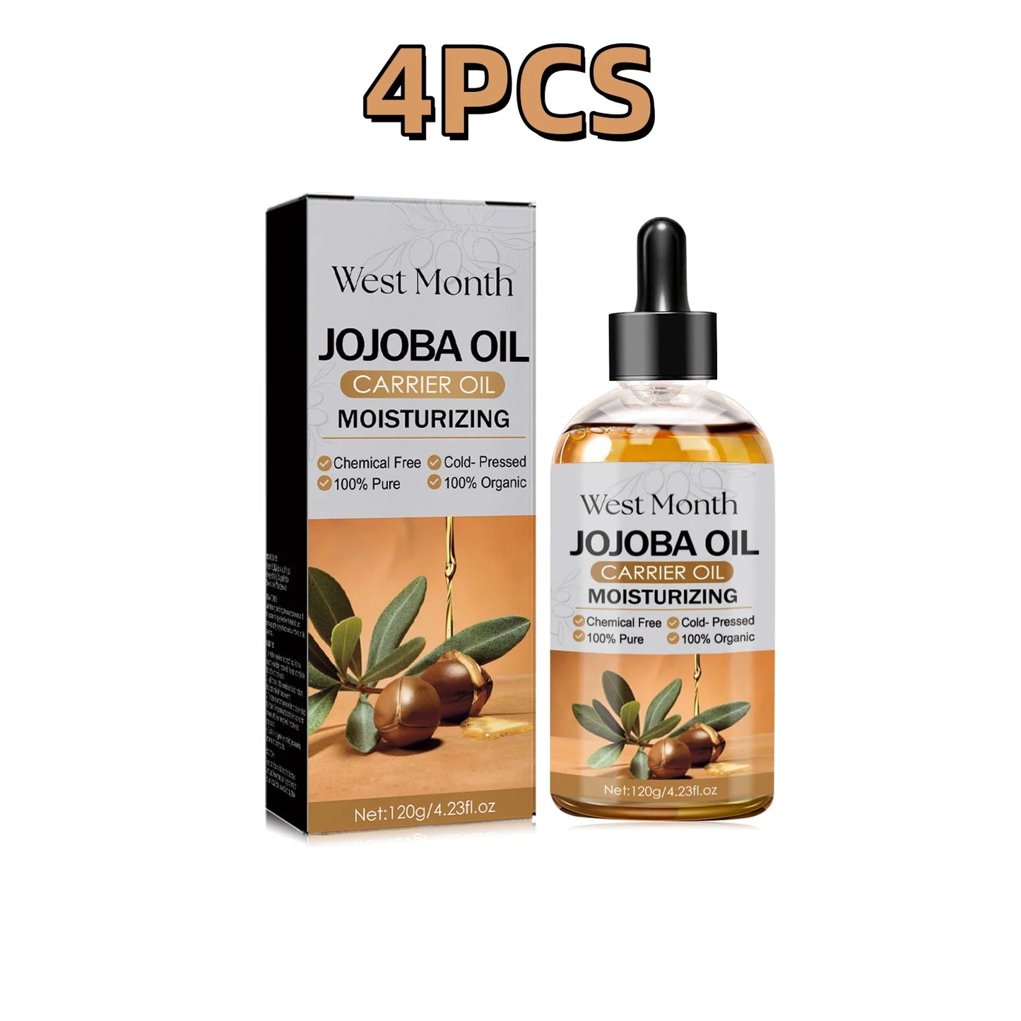 West Month Jojoba Hair Serum Nourishes Scalp And Hair