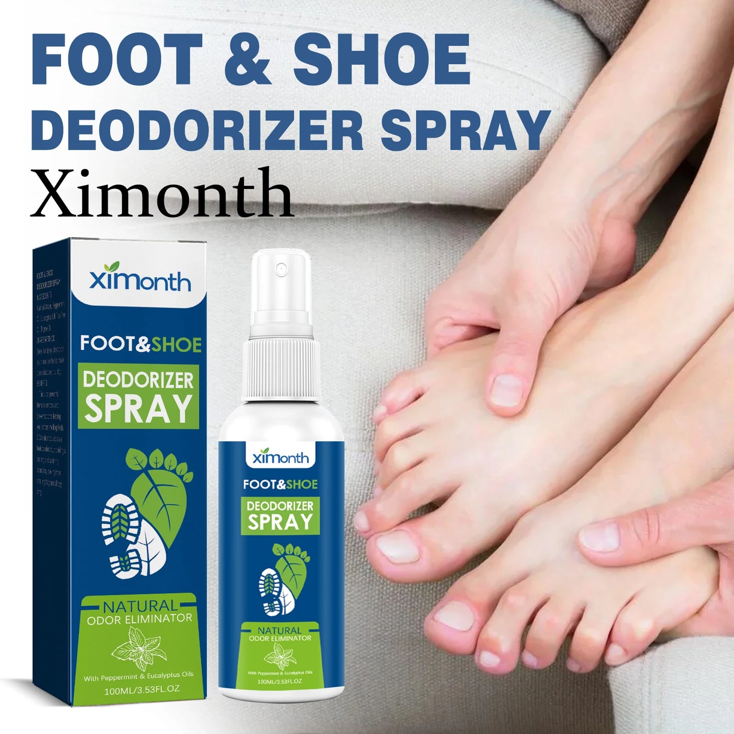 Ximonth Foot Deodorant Spray Relieves Sweat And Odor
