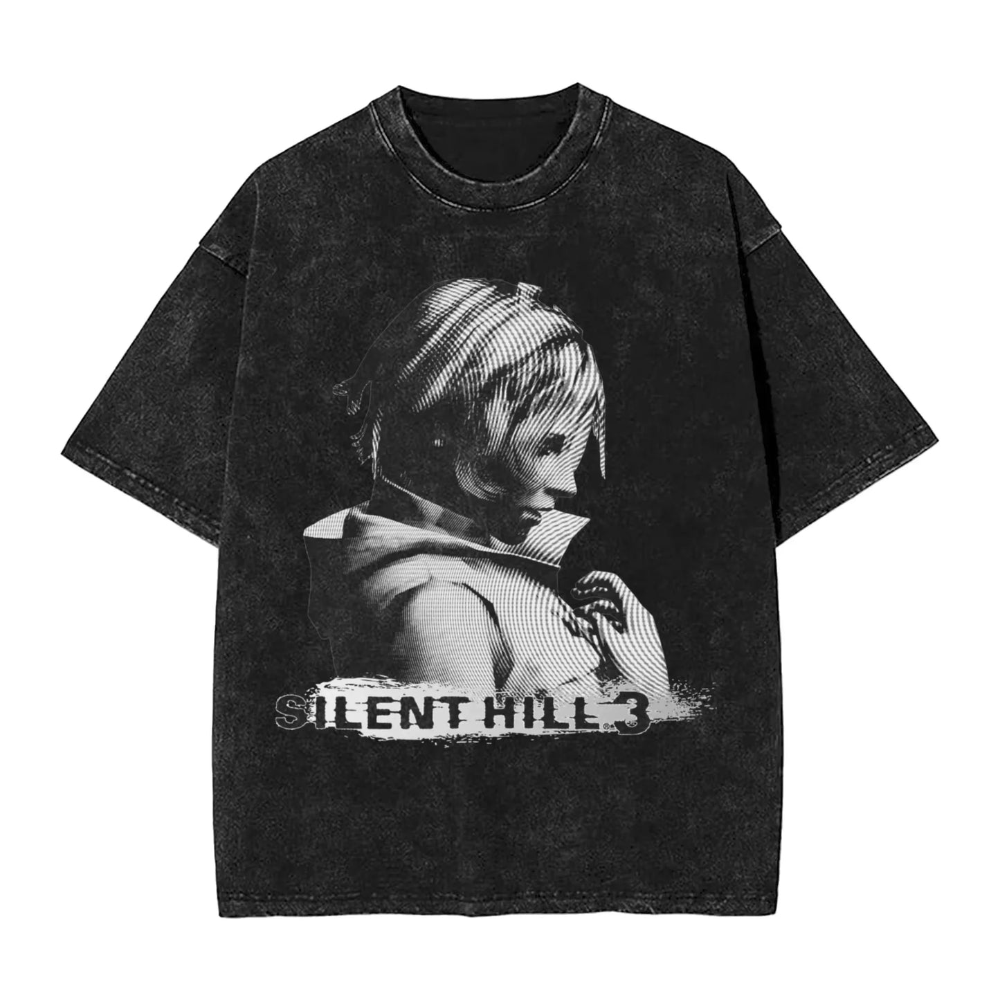 Silent Hills Horror Graphic Print Cotton Unisex Tee