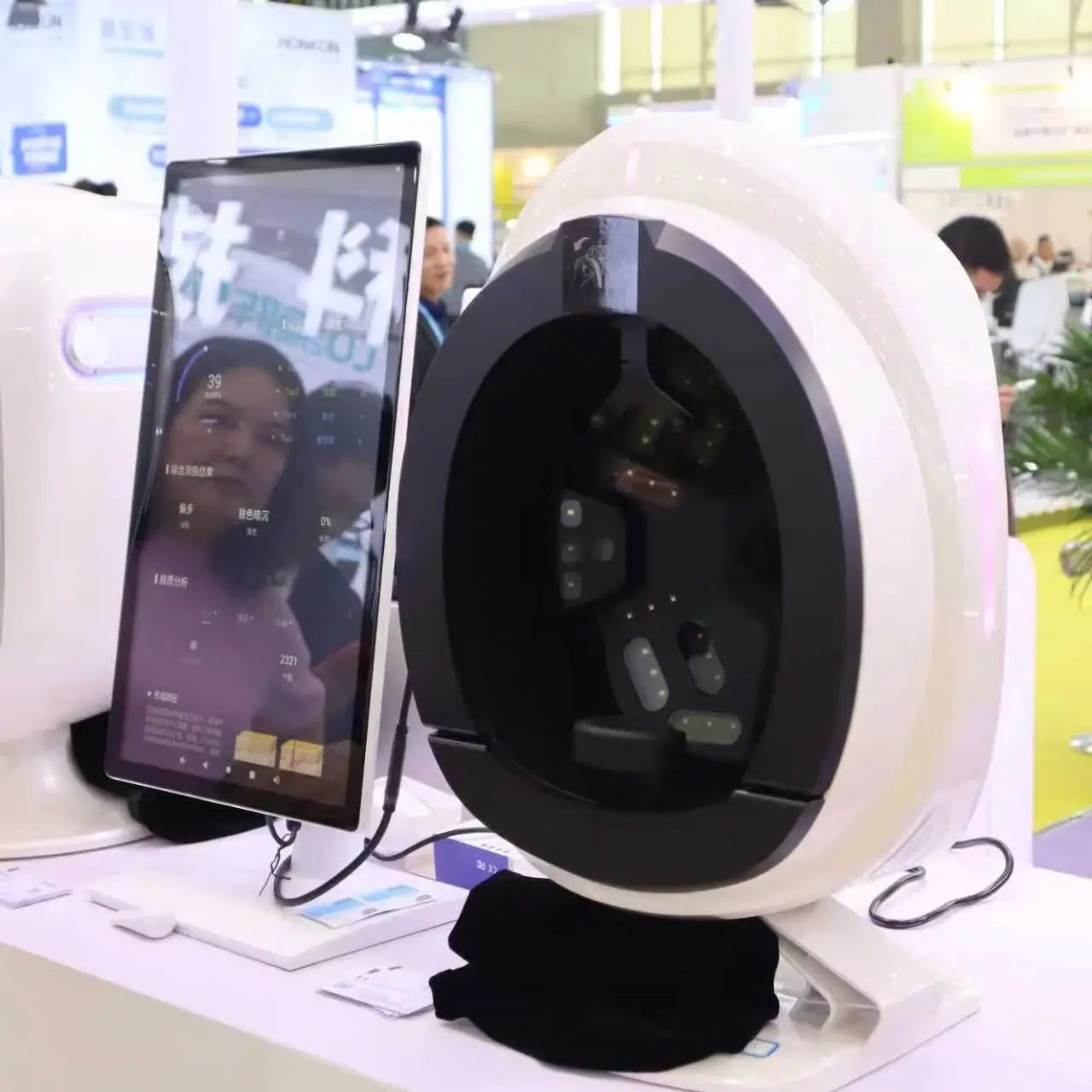 Professional Q1 Skin Analyzer Machine 36 Million HD AI Facial Skin Tester 8 Spectrum Imaging Smart Diagnosis Report Beauty Salon