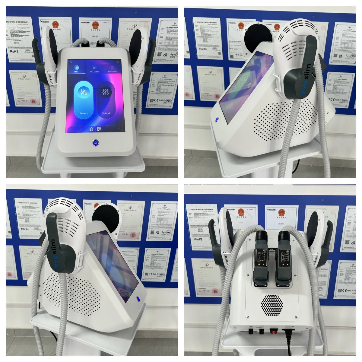 New RF MYOslim Sculpt Machine EMS Body Sculpting Weight Loss Massager Device Electromagnetic Fat Slimming Muscle Stimulation