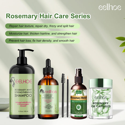 Eelhoe Rosemary Hair Growth Oil With Brush Nourishes Scalp