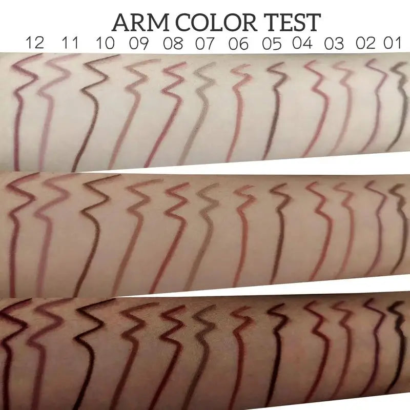 Lip Liner Pencil Set 12 Piece Professional Matte Lip Liner