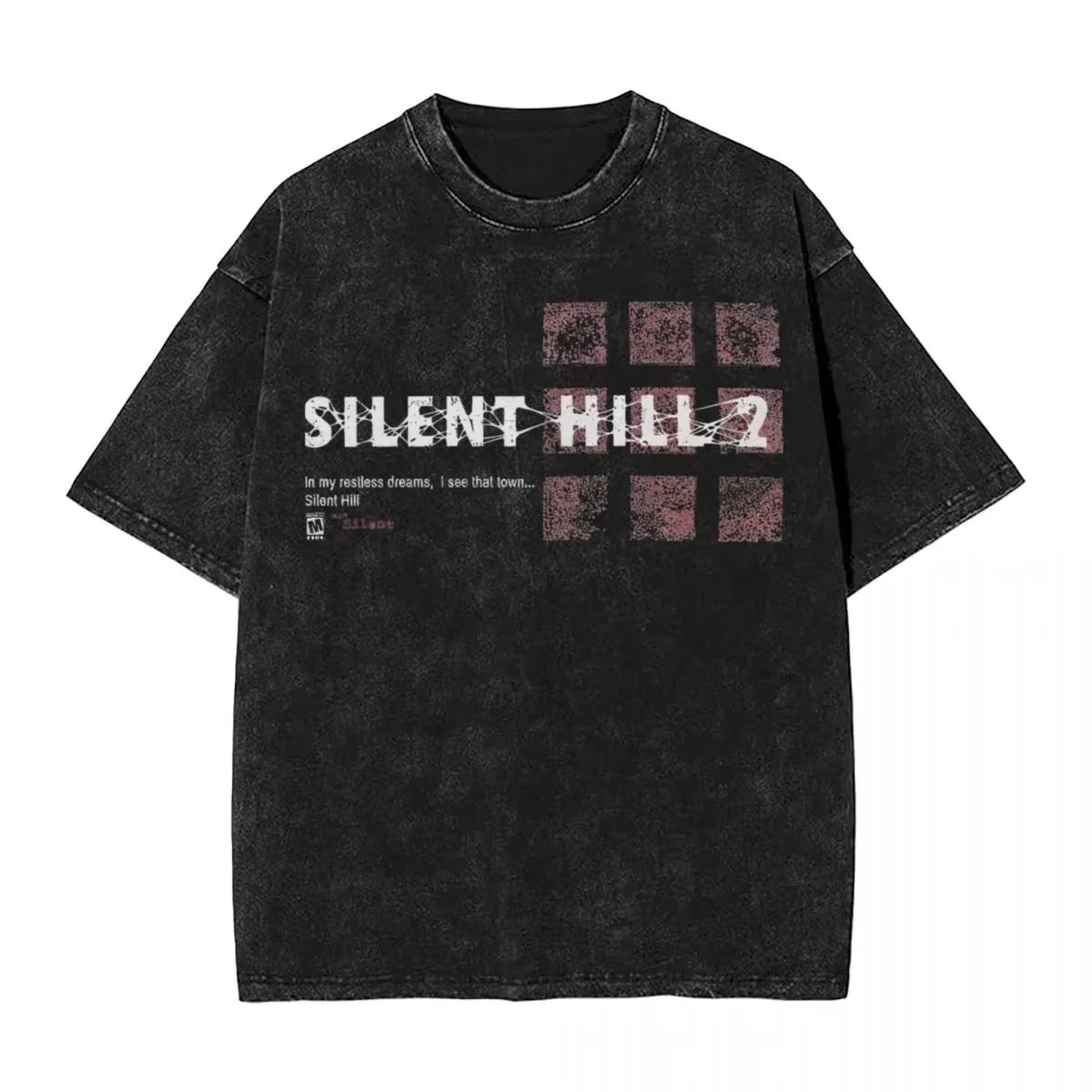 Silent Hills Horror Graphic Print Cotton Unisex Tee