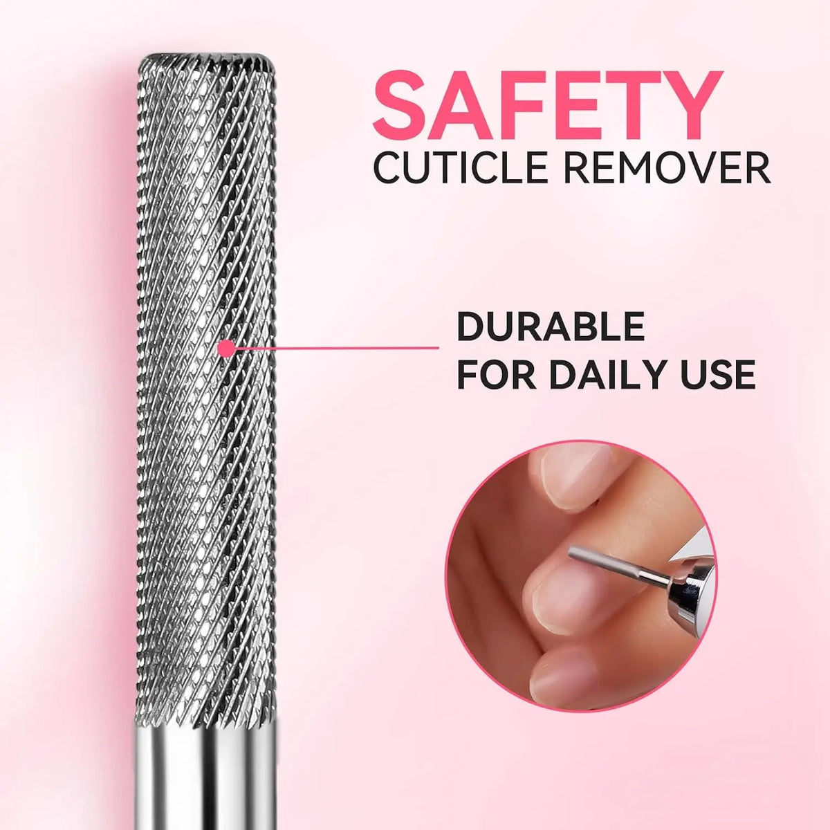Makartt Tungsten Carbide Safety Nail Drill Bit for Cuticle Cleaning