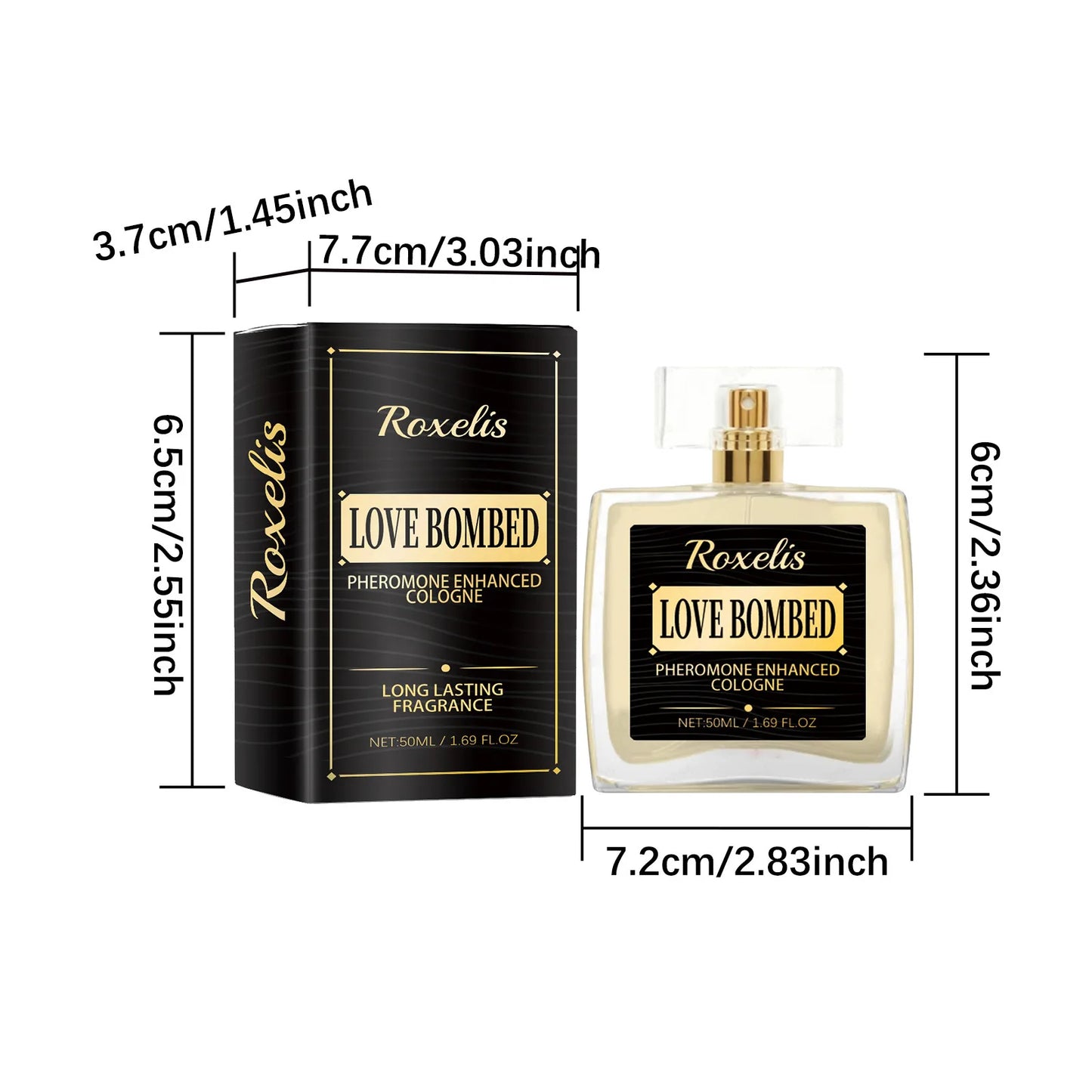 Roxelis Pheromone Perfume for Men Cologne Fragrance