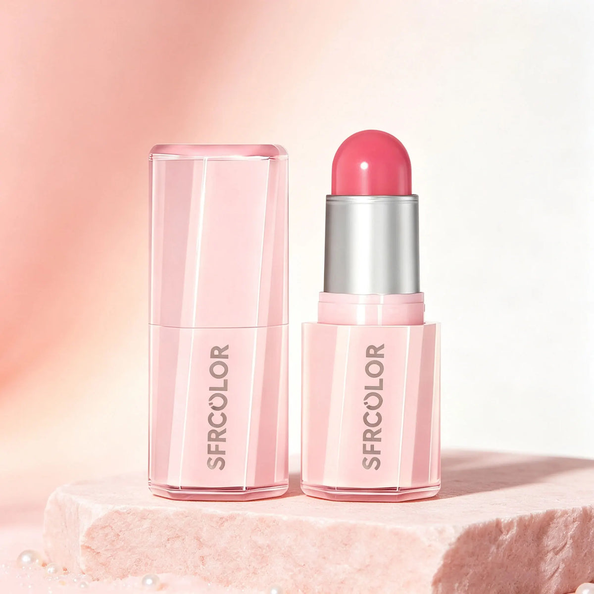 2 In 1 Blush Stick Lip Cheek Multi‑use Makeup Stick Cream Blush Waterproof Long Lasting Natural Blush Cream Stick Smooth Blush Contour Makeup Cosmetic for Daily Face Makeup
