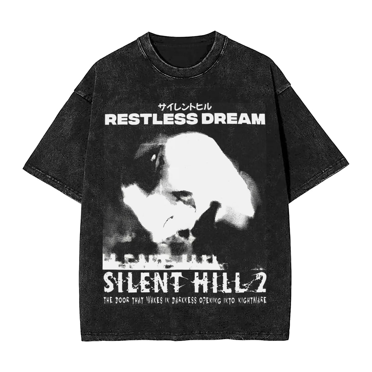 Silent Hills Horror Graphic Print Cotton Unisex Tee