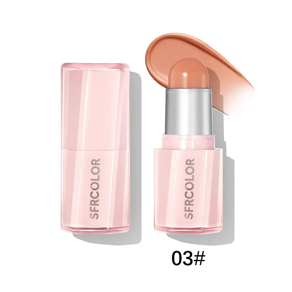 2 In 1 Blush Stick Lip Cheek Multi‑use Makeup Stick Cream Blush Waterproof Long Lasting Natural Blush Cream Stick Smooth Blush Contour Makeup Cosmetic for Daily Face Makeup