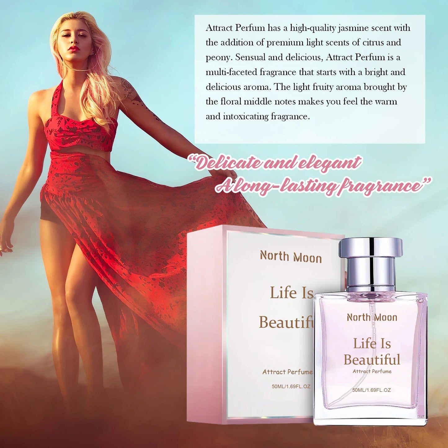 Roxelis Glamour Flirting Perfume Long Lasting Fresh Fragrance
