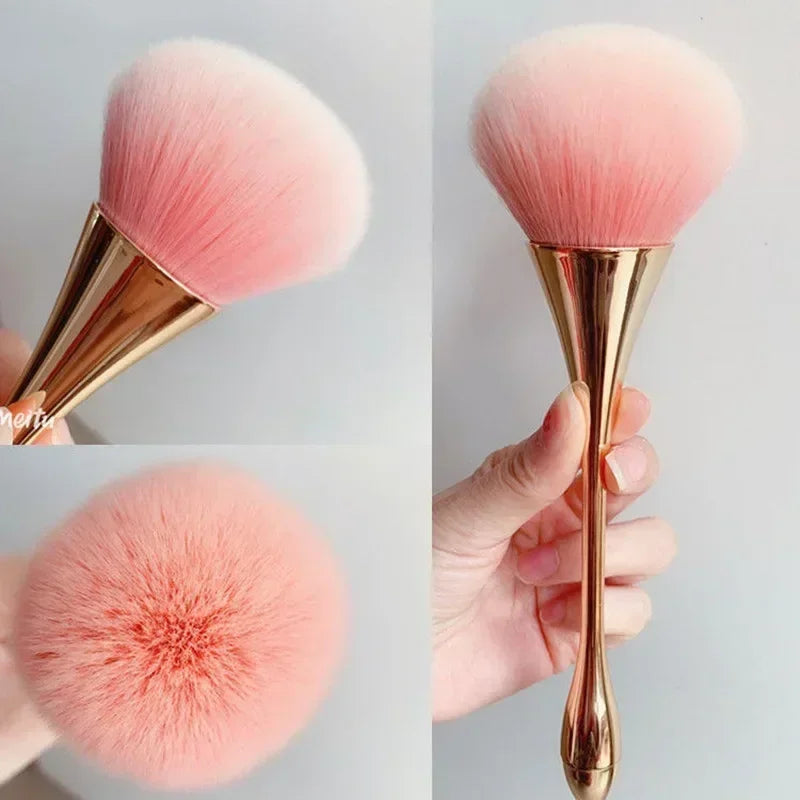 Nail Art Dust Brush for Manicure Gel Nail Powder Application