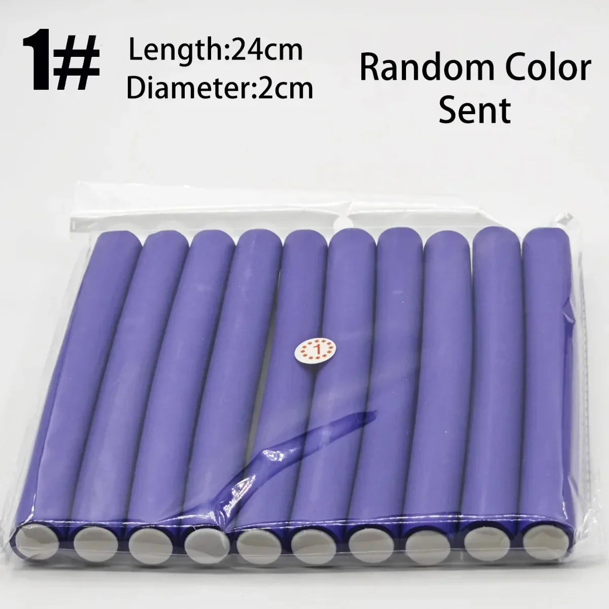 10pcs Flexible Hair Curling Rod Hair Curler Makers Soft Foam Bendy Twist Curls Flexi Rollers Styling Tools Hair Roller No Heat