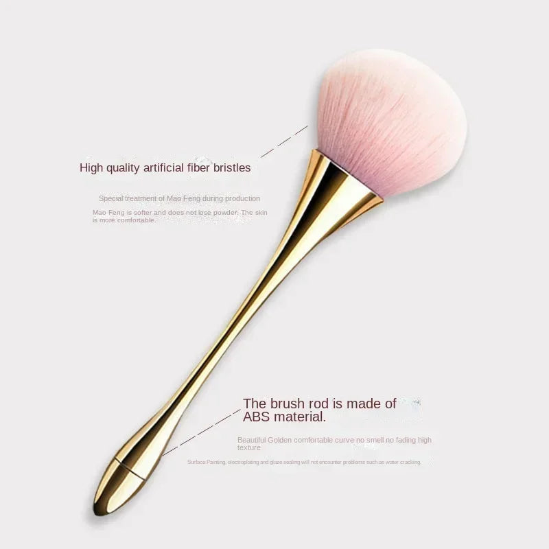 Nail Art Dust Brush for Manicure Gel Nail Powder Application