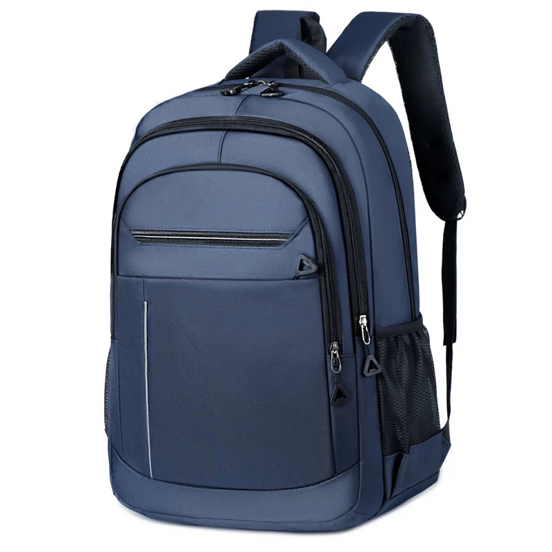 Backpack Large Capacity Multi-pocket Durable Oxford Fabric Adjustable Straps Business Travel Unisex Casual Minimalist