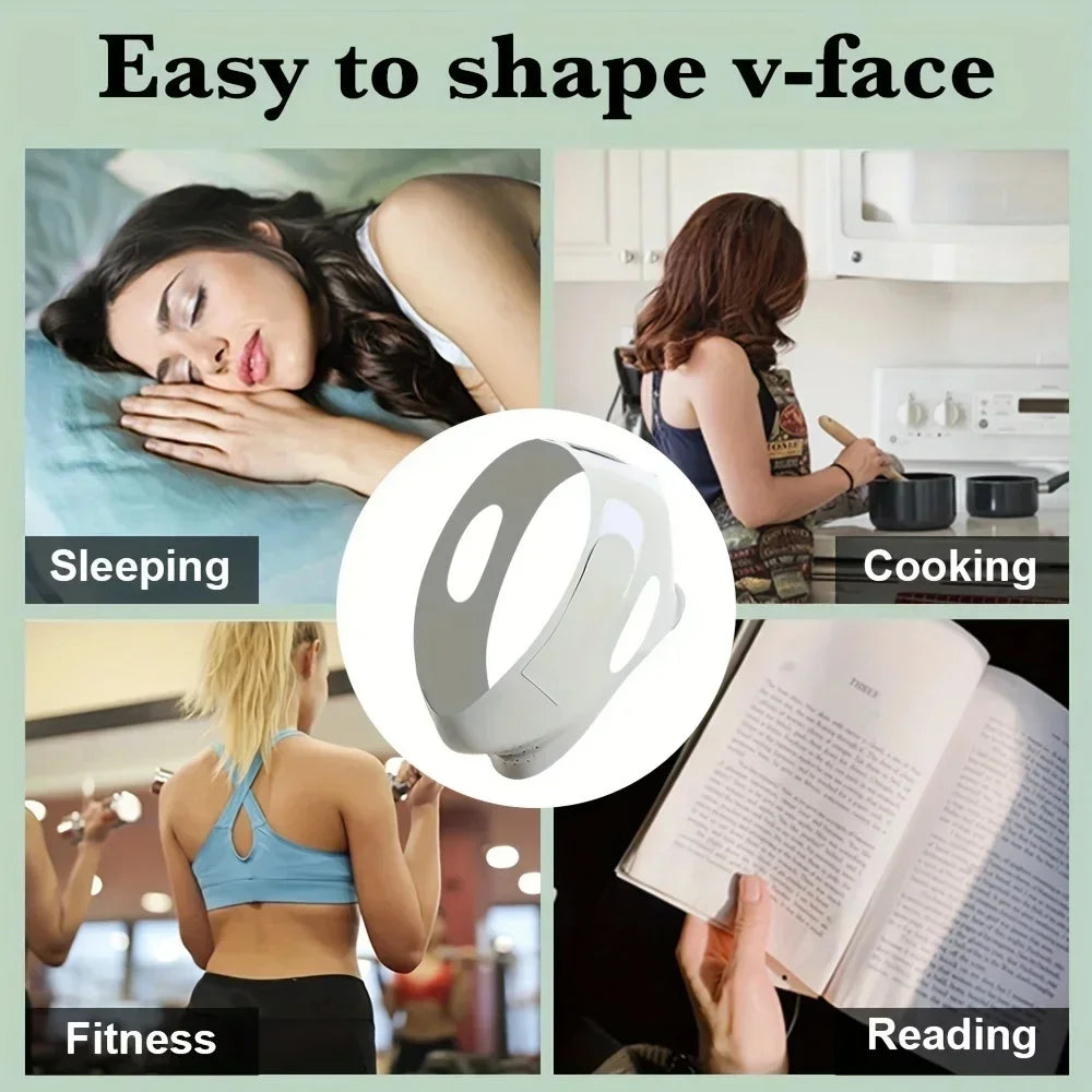 Adjustable V Shape Face Lift Band for Facial Slimming Support