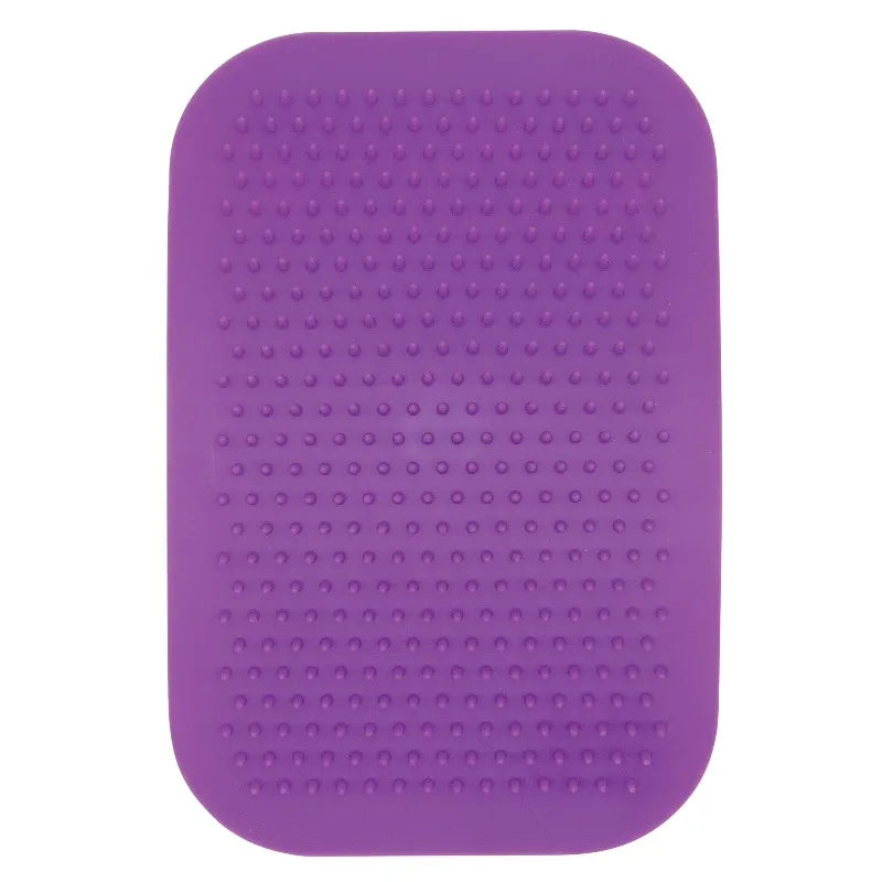 Makeup Brush Scrubby Silicone Cleaning Pad for Gentle Brush Care