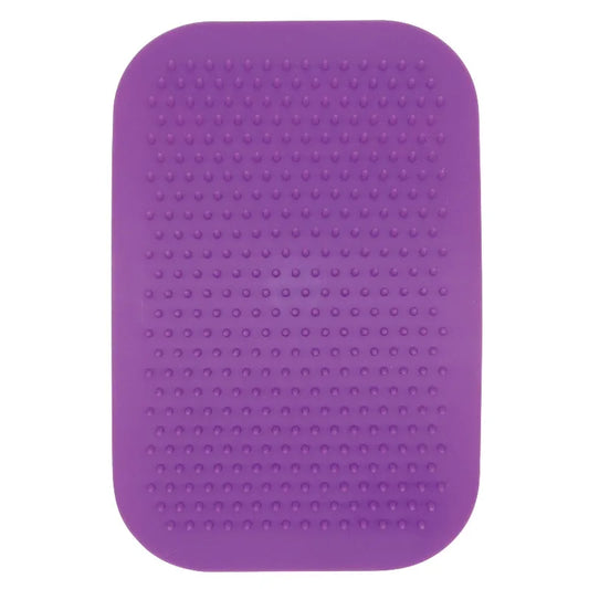 Makeup Brush Scrubby Silicone Cleaning Pad for Gentle Brush Care