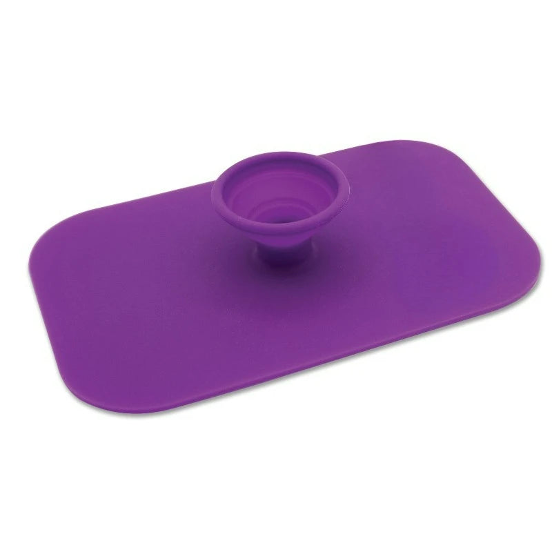 Makeup Brush Scrubby Silicone Cleaning Pad for Gentle Brush Care