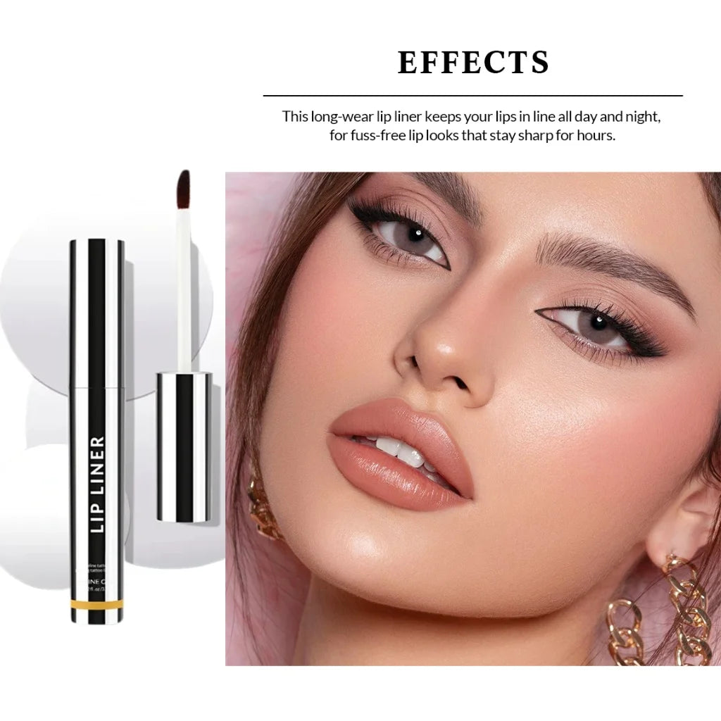 Matte Lip Liner Set Long Lasting Smudge Proof Shades