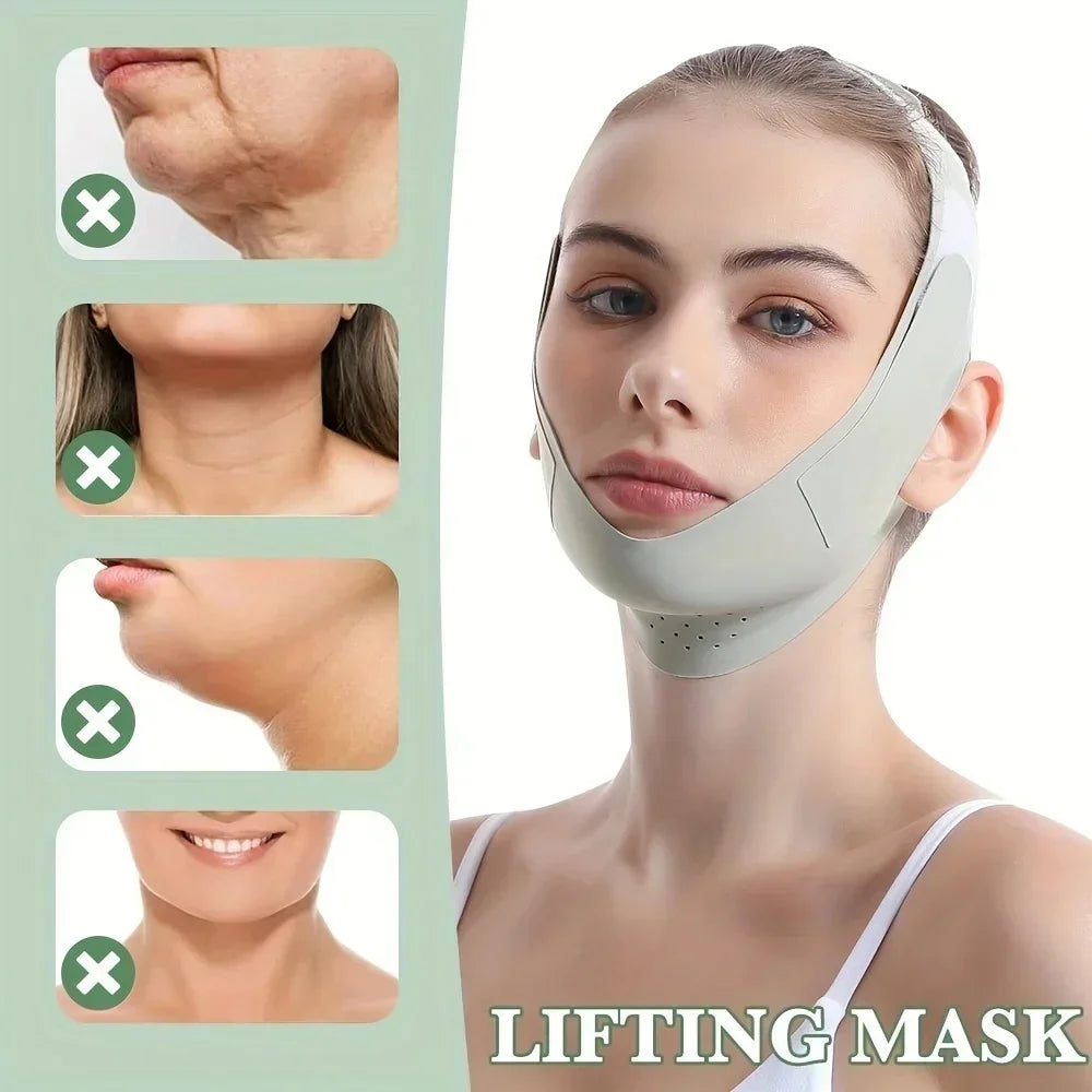 Adjustable V Shape Face Lift Band for Facial Slimming Support
