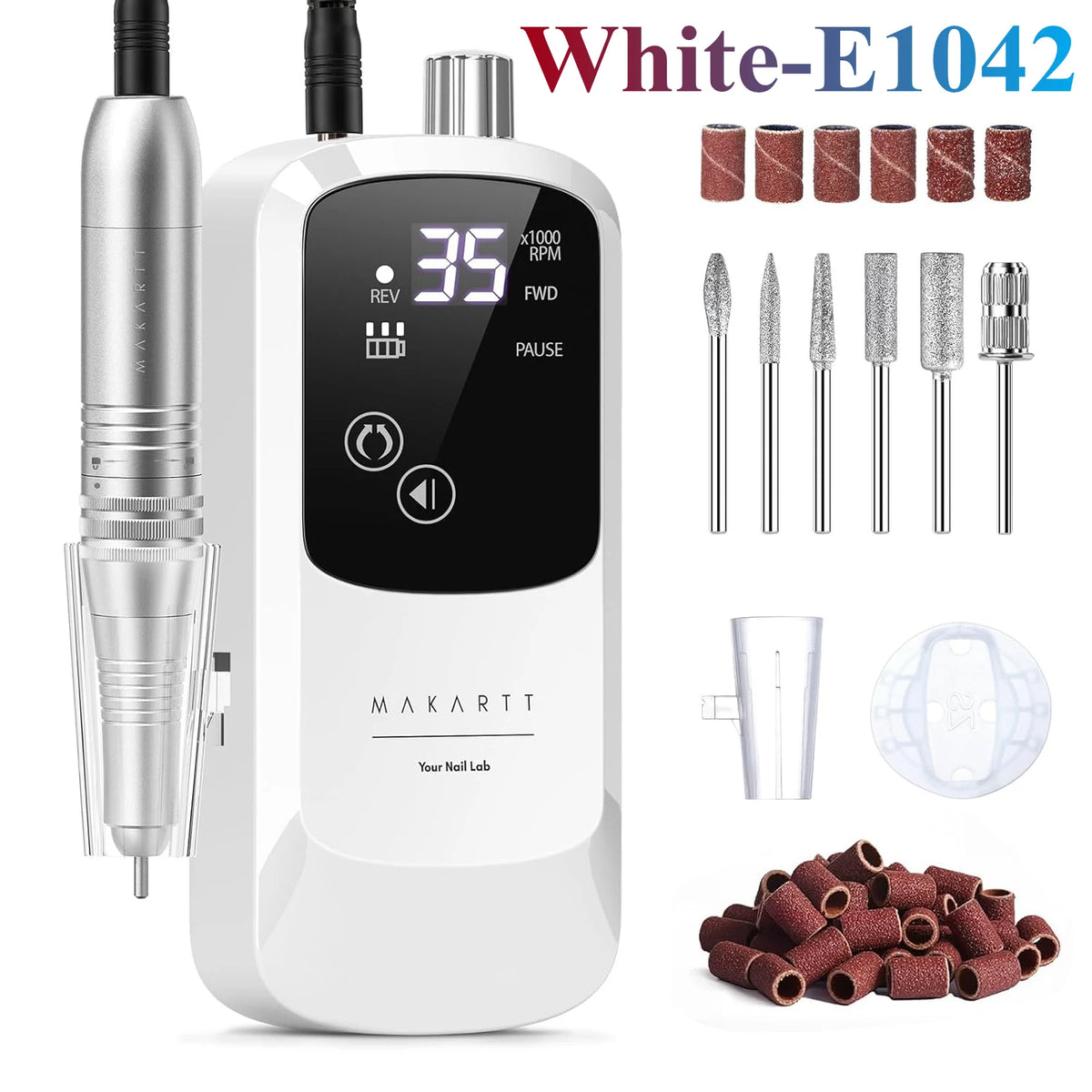 Makartt Rechargeable Electric Nail Drill With LED Display