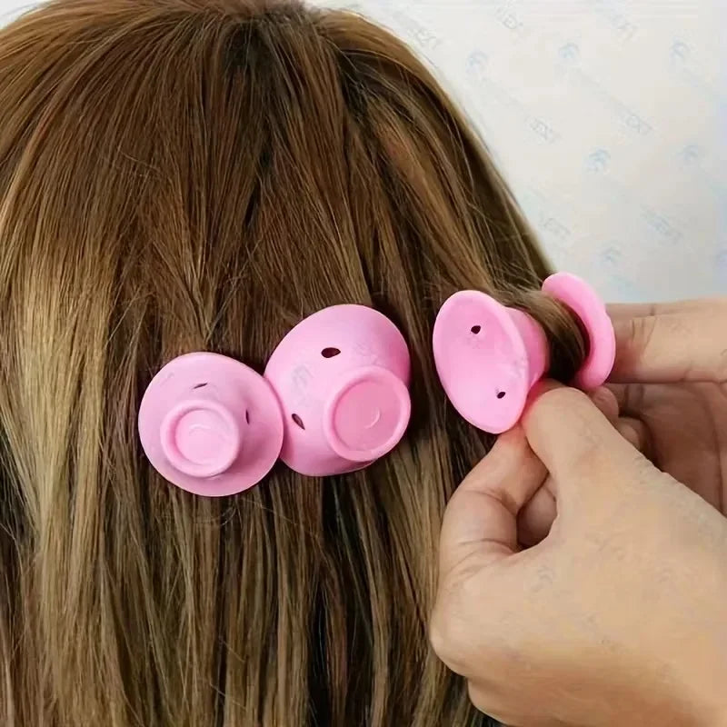 10pcs No Heat Hair Curler Mushroom Roll Set - Manual Perm Styling Tool for All Hair Types, Heatless Curling Rods for Women