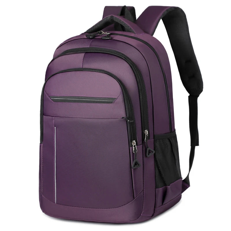 Backpack Large Capacity Multi-pocket Durable Oxford Fabric Adjustable Straps Business Travel Unisex Casual Minimalist