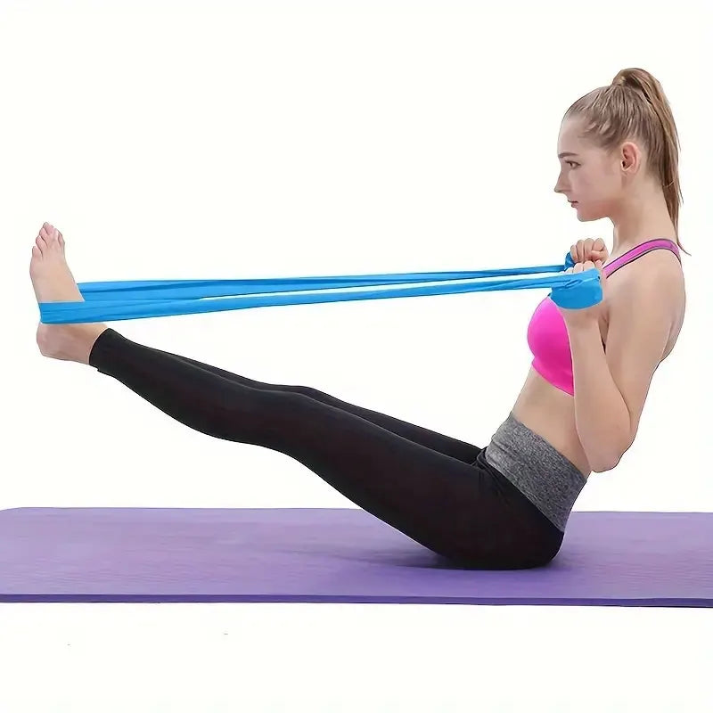 3pcs/set, Yoga Tension Belt, Elastic Fitness Resistance Band For Men Women, Yoga Stretch Belt For Strength Training exercise equipment