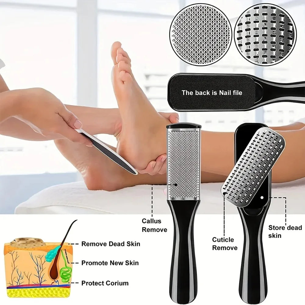 Professional Heavy-Duty Toenail Clipper Set for Ingrown & Thick Toenails,Smooth Feet with Stainless Steel Foot Care Tools