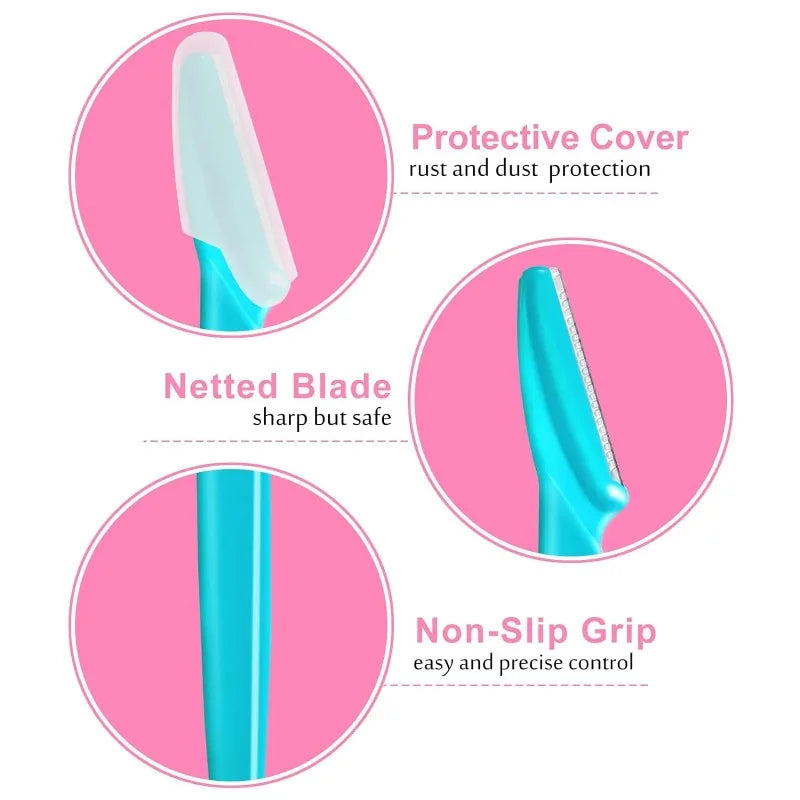 Multifunctional Facial Trimming Set With Safety Cover For Eyebrows