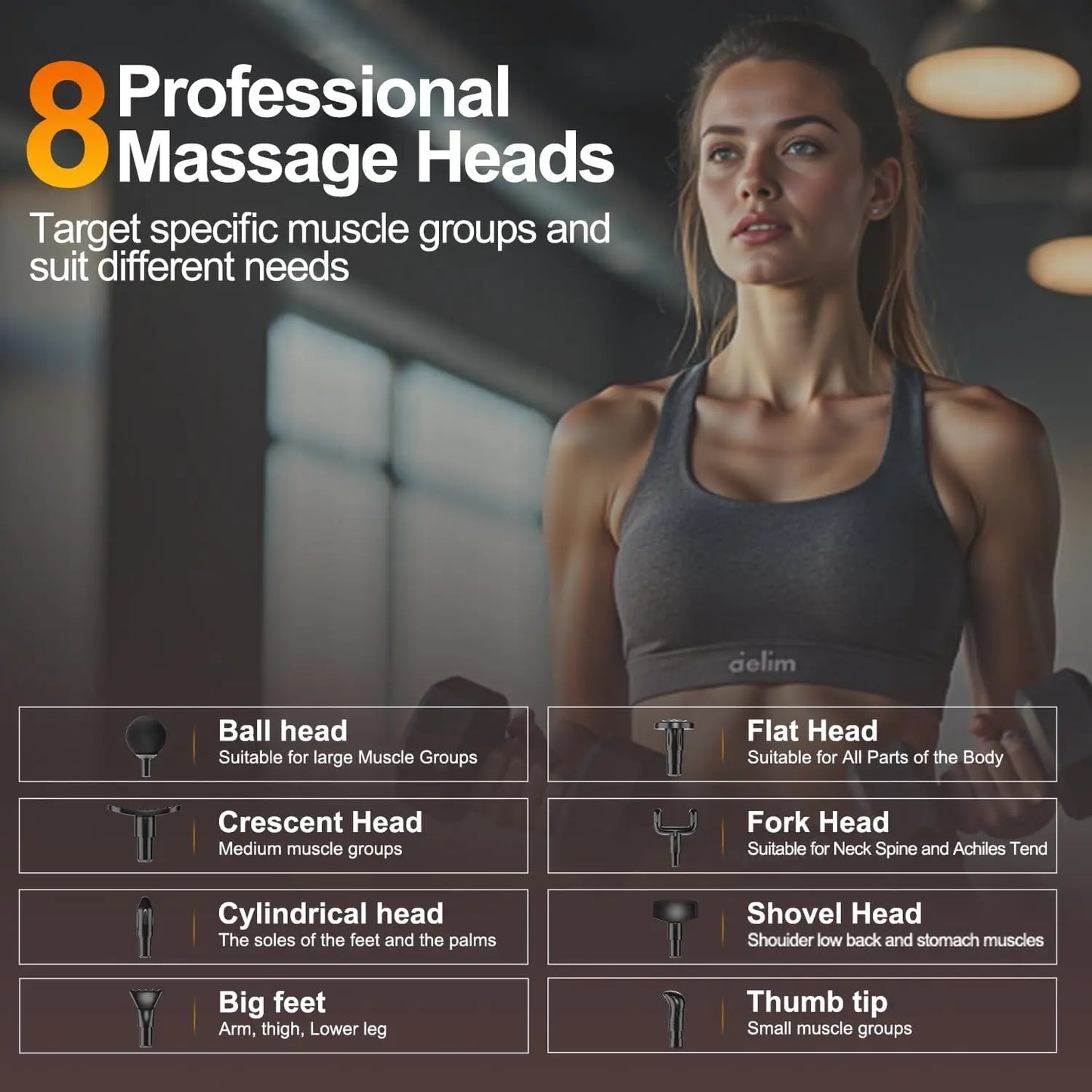 Leercon Portable Muscle Massage Gun For Deep Tissue Relief