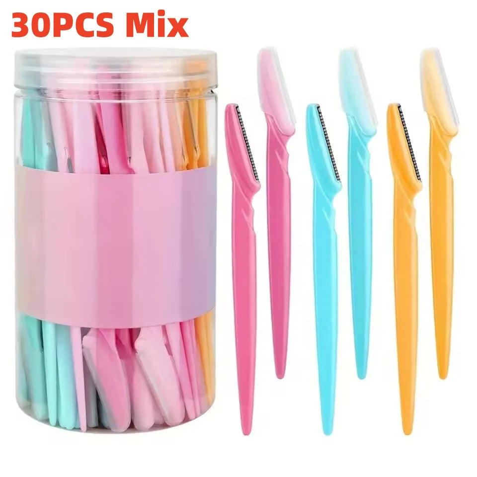 Multifunctional Facial Trimming Set With Safety Cover For Eyebrows