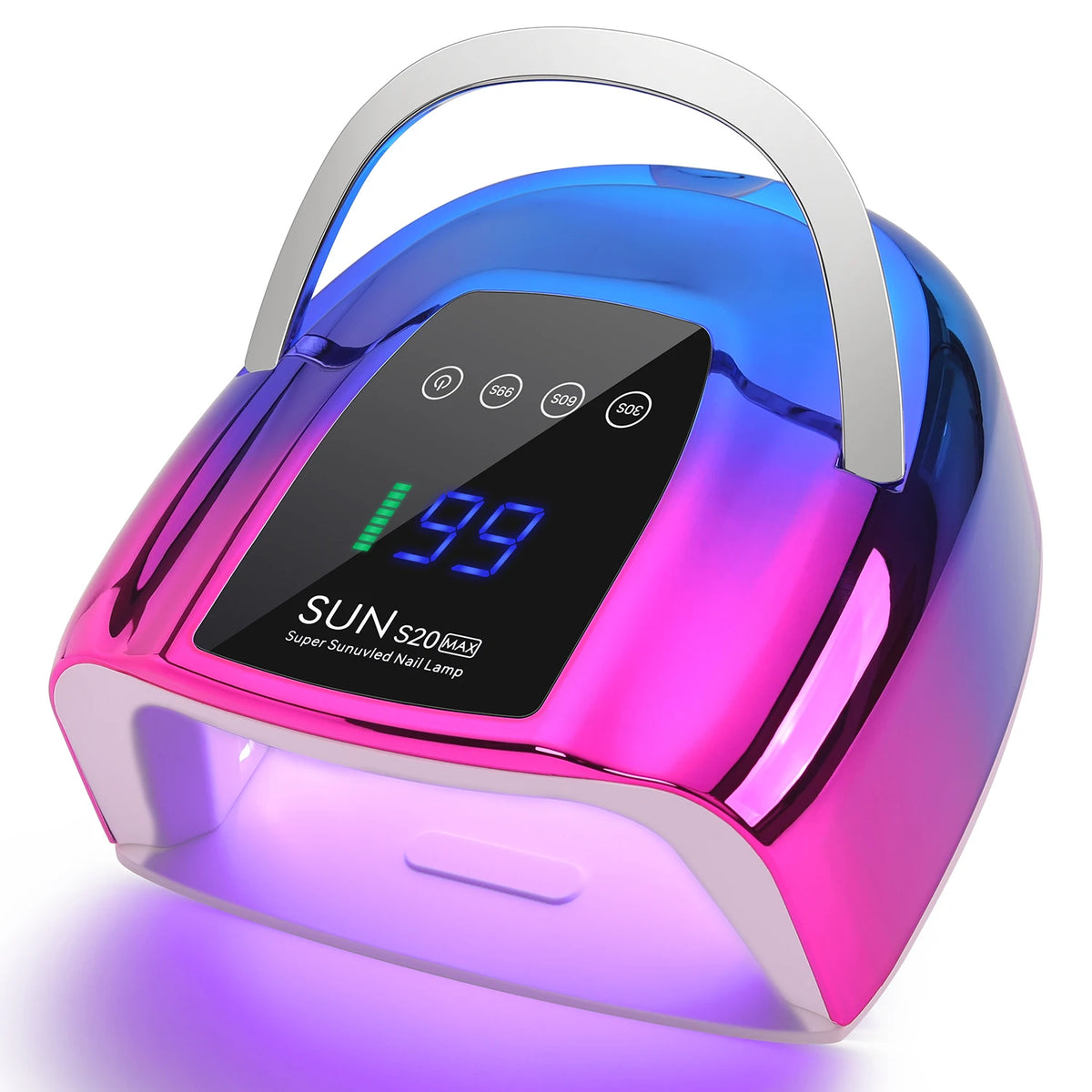 SAYSALLY Rechargeable UV Nail Lamp for Gel Nails and Manicures
