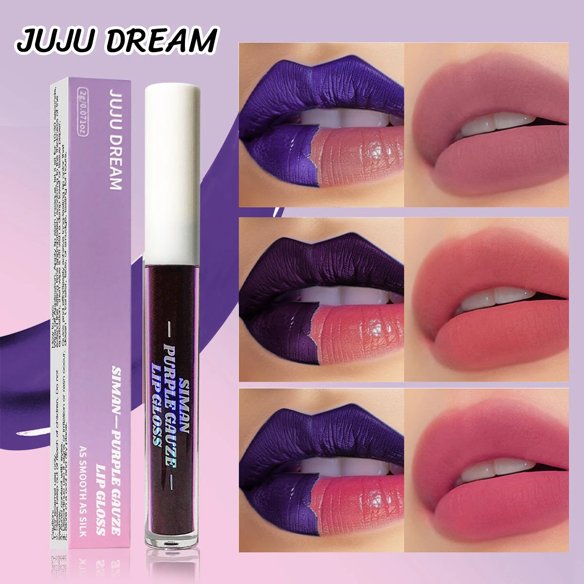 JUJU Dream Peel Off Lip Stain Set Waterproof Long Lasting