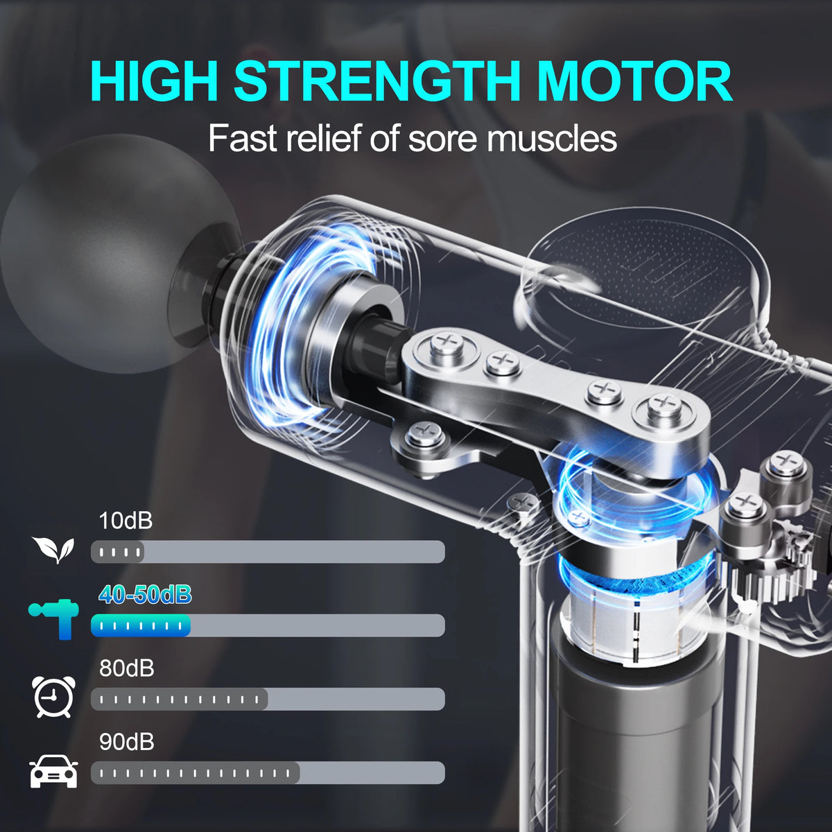 Leercon Deep Tissue Massage Gun For Professional Recovery
