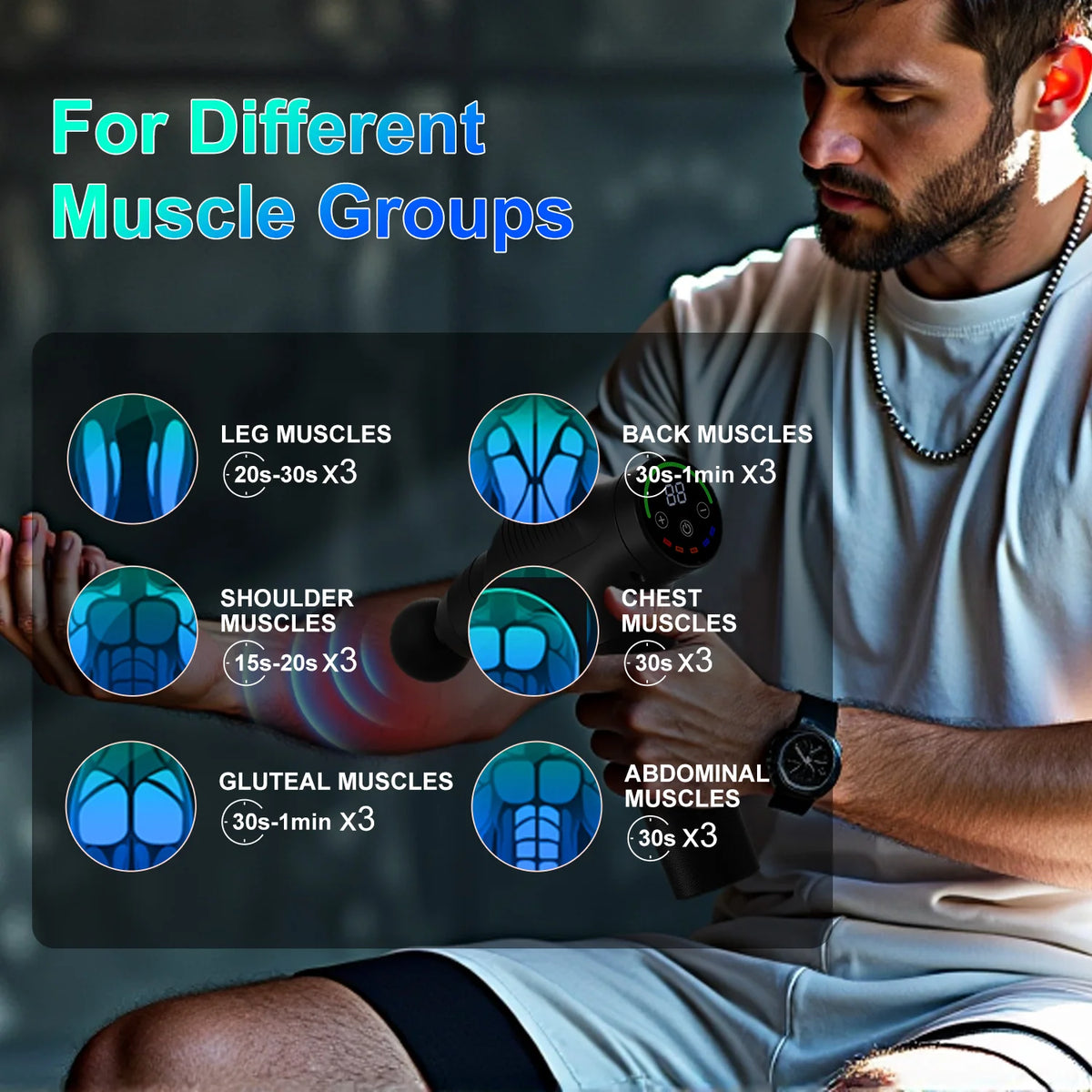 Leercon Deep Tissue Massage Gun For Professional Recovery