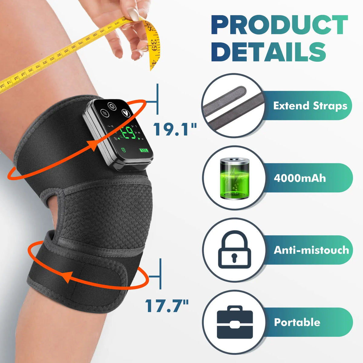 Intelligent Leg Electric Heating Knee Massage Device