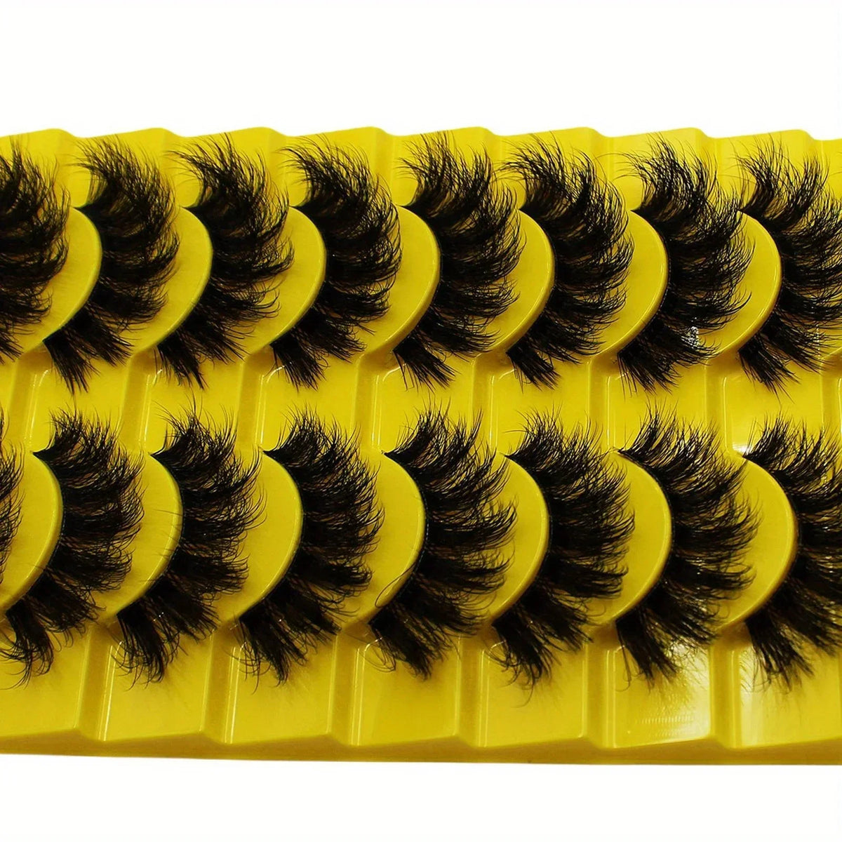 30Pairs 3-Pack 3D fluffy false eyelashes for dramatic fake eyelashes Messy False Eyelashes Fluffy Thick Lashes